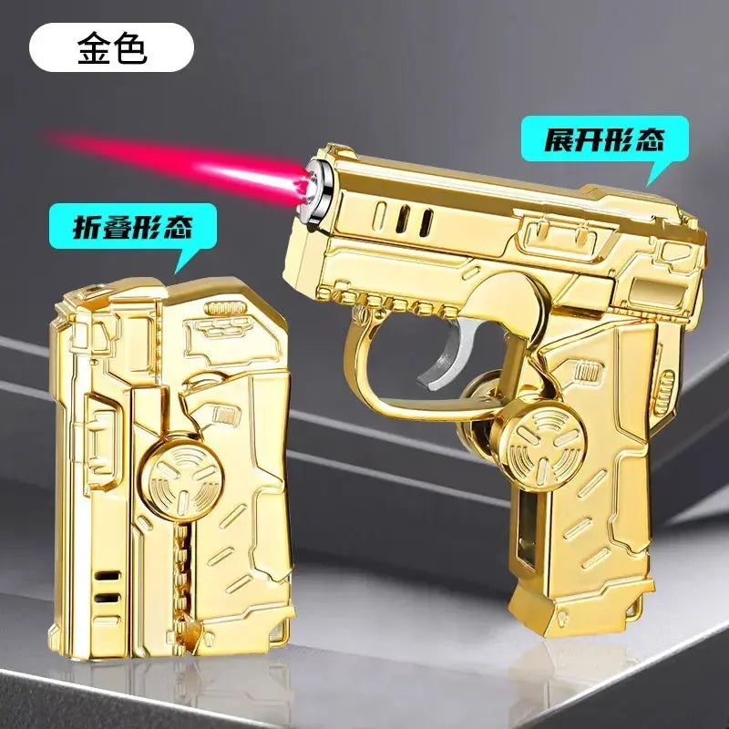 Encendedor Pistola Giratoria 2025 – Multifuncional, antiviento - ¡Todo Chido!
