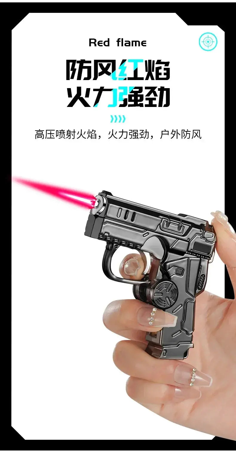 Encendedor Pistola Giratoria 2025 – Multifuncional, antiviento - ¡Todo Chido!