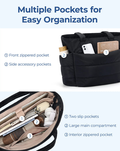 BAGSMART Bolsa Puffer ligera y cómoda