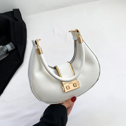 Bolso de Hombro Mujer Color Sólido