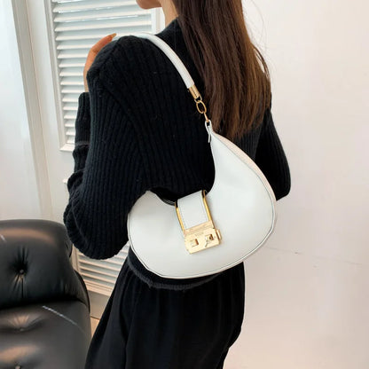Bolso de Hombro Mujer Color Sólido