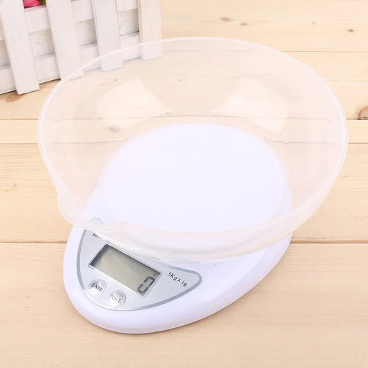 Báscula Digital Portátil 5kg con Bandeja