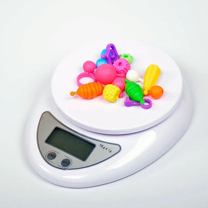 Báscula Digital Portátil 5kg con Bandeja