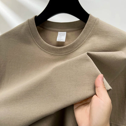 T-Shirt 100% Algodón Cuello Redondo