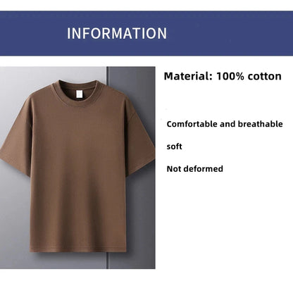 T-Shirt 100% Algodón Cuello Redondo