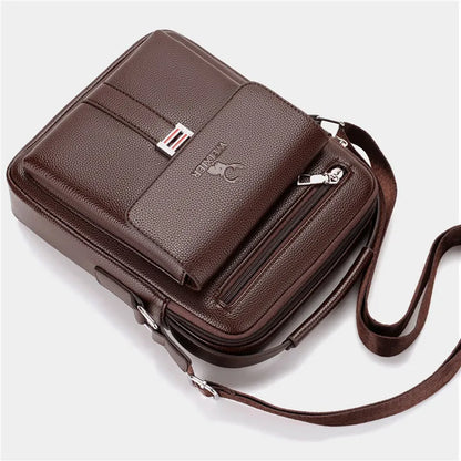 Mochila de Hombre de Piel Elegante y Comoda