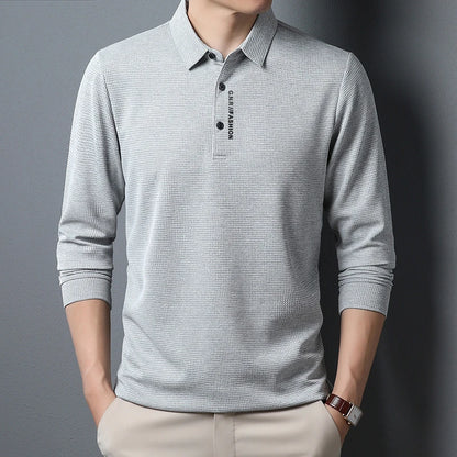 Playera Polo para Hombre Tejido Tipo Wafle