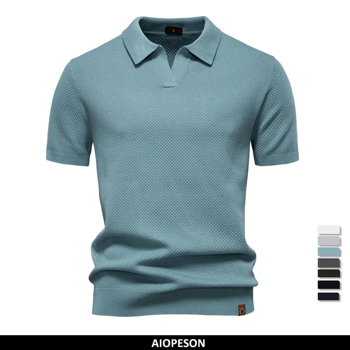 AIOPESON Playera Tipo Polo Hombre
