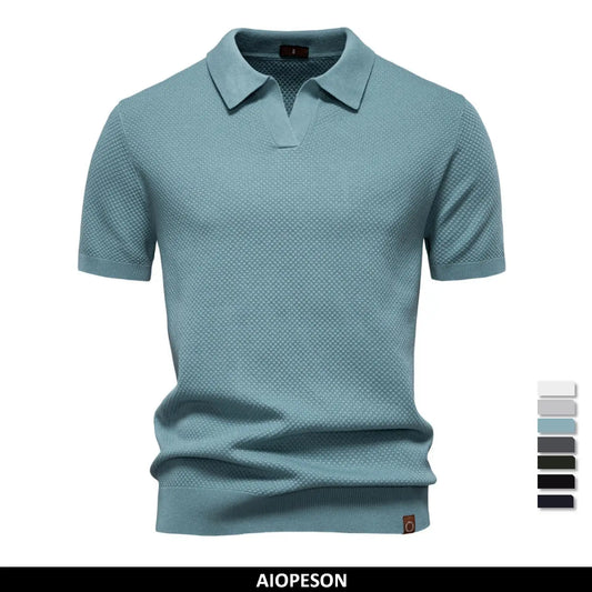 AIOPESON Playera Tipo Polo Hombre