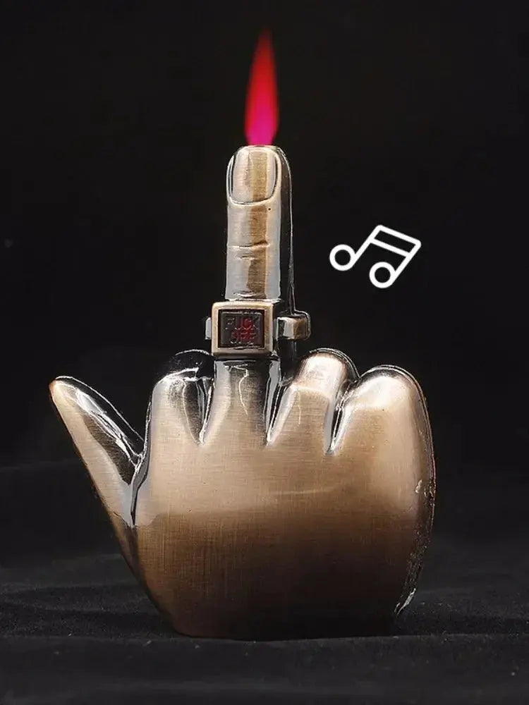 Encendedor Dedo Medio con Voz – Jet, rellenable ¡Todo Chido!