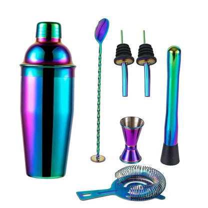 Set de Coctelería Arcoíris 5 Piezas