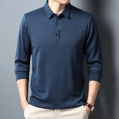Playera Polo para Hombre Tejido Tipo Wafle