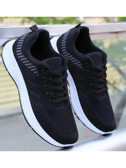 2025 Men's casual versatile shoes, fashionable sports shoes, breathable running shoes, outdoor walking training tennis shoes