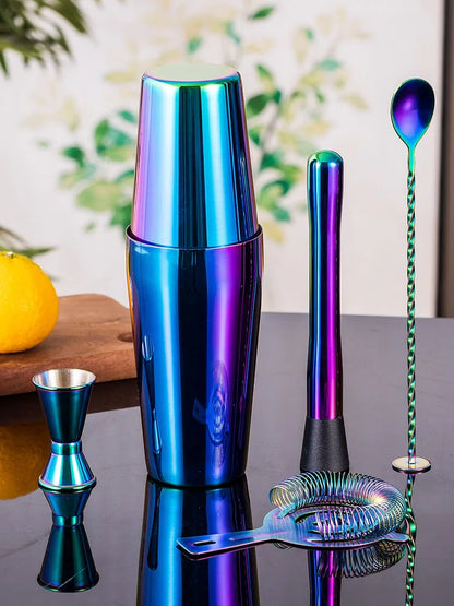 Set de Coctelería Arcoíris 5 Piezas