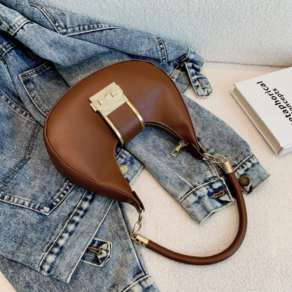 Bolso de Hombro Mujer Color Sólido