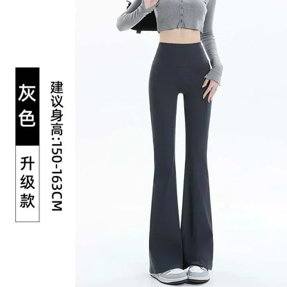 Pantalones Acampanados Mujer Leggings talle alto, sin costuras, pierna ancha, ideales para yoga, gym y uso casual.