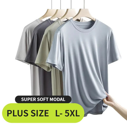 Tshirt Spandex para Hombres Cuello Crew
