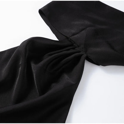 Vestido Largo Elegante sin Hombros para Mujer