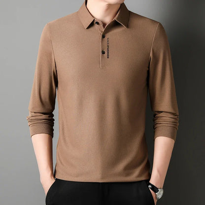 Playera Polo para Hombre Tejido Tipo Wafle