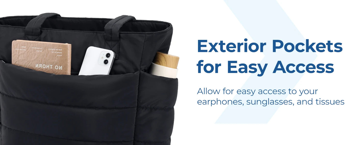 BAGSMART Bolsa Puffer ligera y cómoda