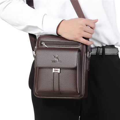 Mochila de Hombre de Piel Elegante y Comoda