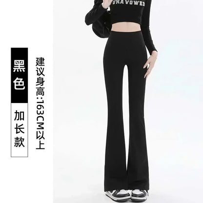 Pantalones Acampanados Mujer Leggings talle alto, sin costuras, pierna ancha, ideales para yoga, gym y uso casual.