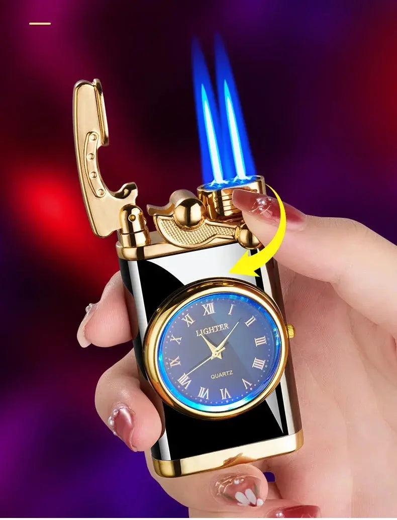 Encendedor Reloj Jet – Doble tubo, para exteriores ¡Todo Chido!