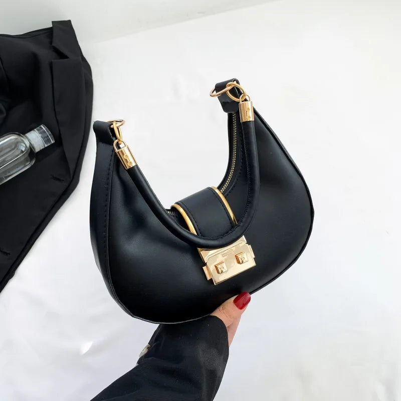 Bolso de Hombro Mujer Color Sólido