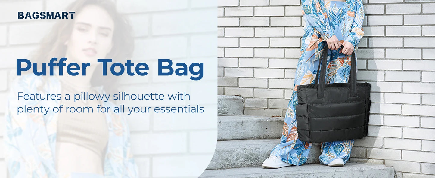 BAGSMART Bolsa Puffer ligera y cómoda