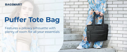 BAGSMART Bolsa Puffer ligera y cómoda