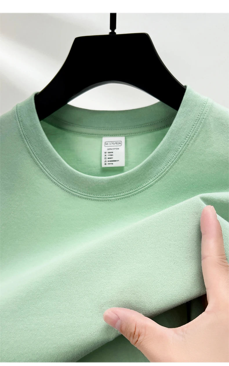 T-Shirt 100% Algodón Cuello Redondo