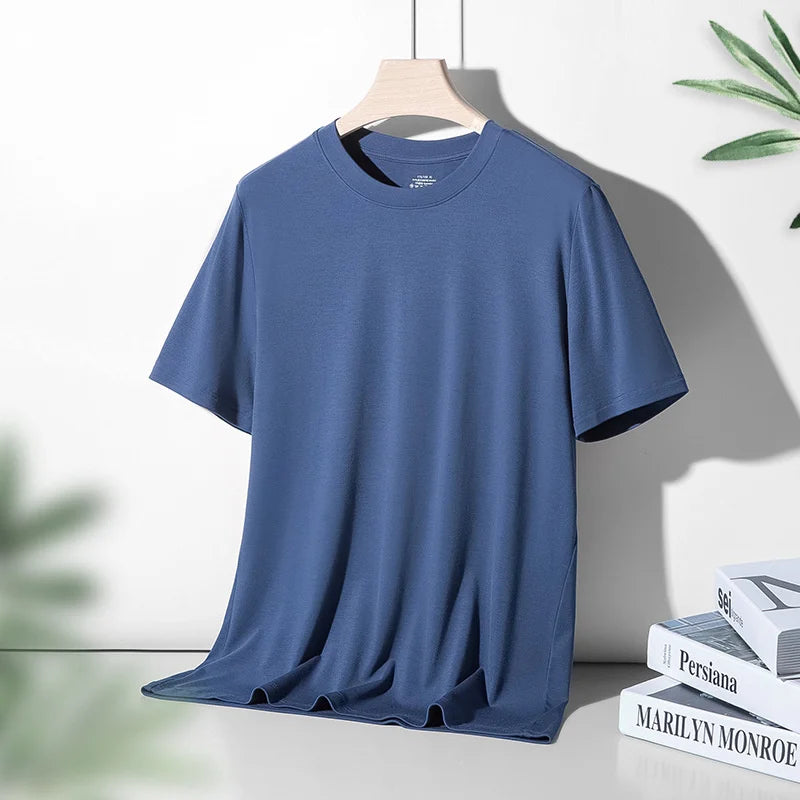 Tshirt Spandex para Hombres Cuello Crew