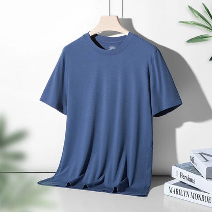 Tshirt Spandex para Hombres Cuello Crew