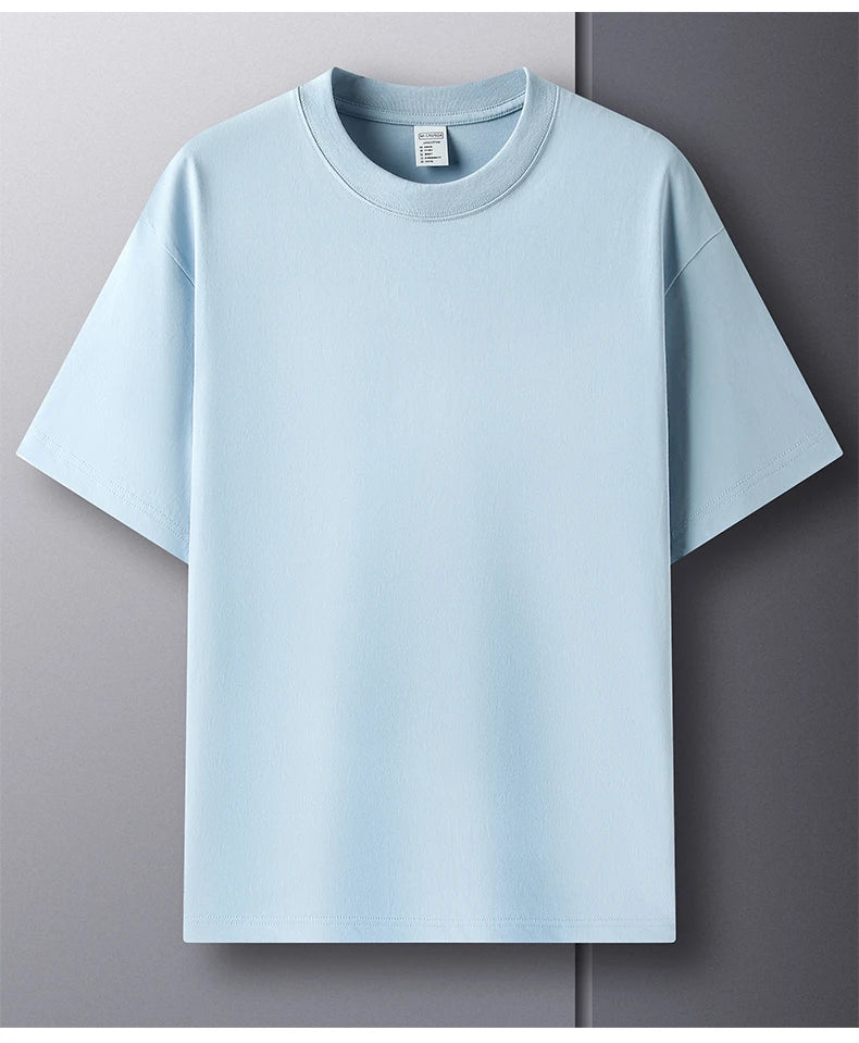 T-Shirt 100% Algodón Cuello Redondo