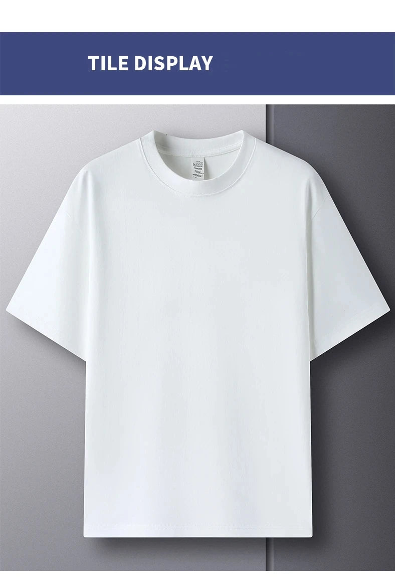 T-Shirt 100% Algodón Cuello Redondo