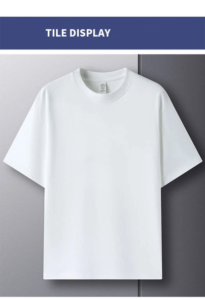 T-Shirt 100% Algodón Cuello Redondo
