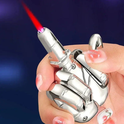 Encendedor Dedo Medio con Voz – Jet, rellenable ¡Todo Chido!