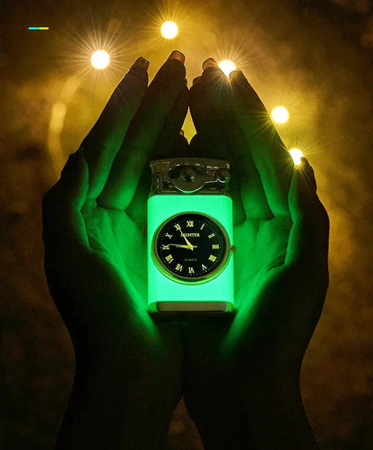 Encendedor Reloj Jet – Doble tubo, para exteriores ¡Todo Chido!