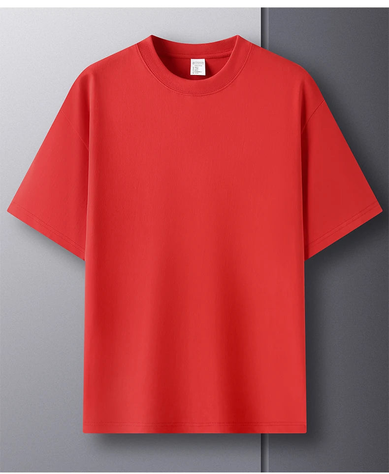 T-Shirt 100% Algodón Cuello Redondo