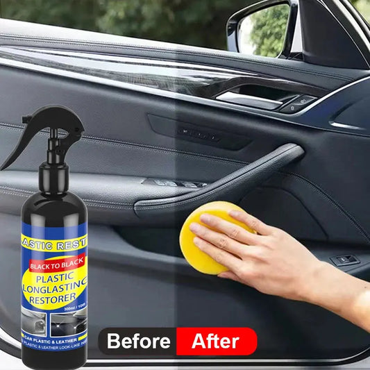 Restaurador de Plástico para Auto – Brillo Negro y Reparación de Interior - ¡Todo Chido!