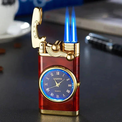 Encendedor Reloj Jet – Doble tubo, para exteriores ¡Todo Chido!