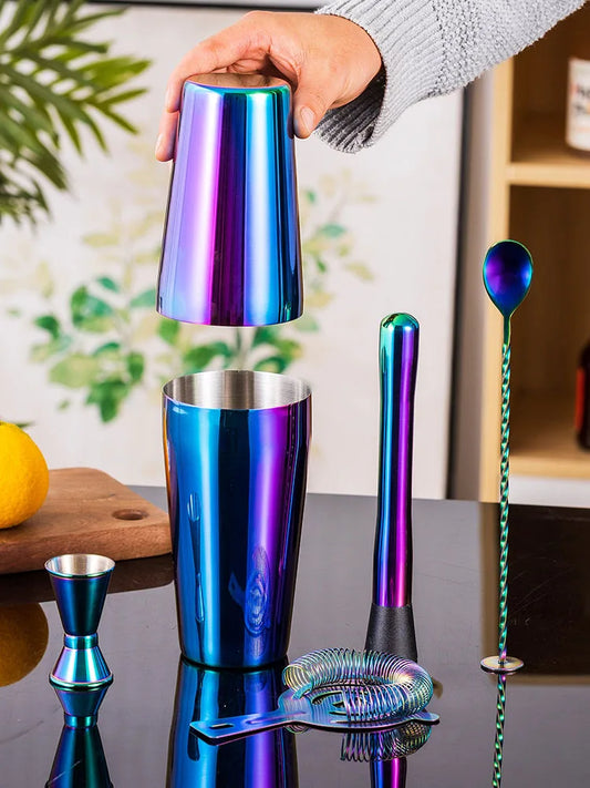 Set de Coctelería Arcoíris 5 Piezas