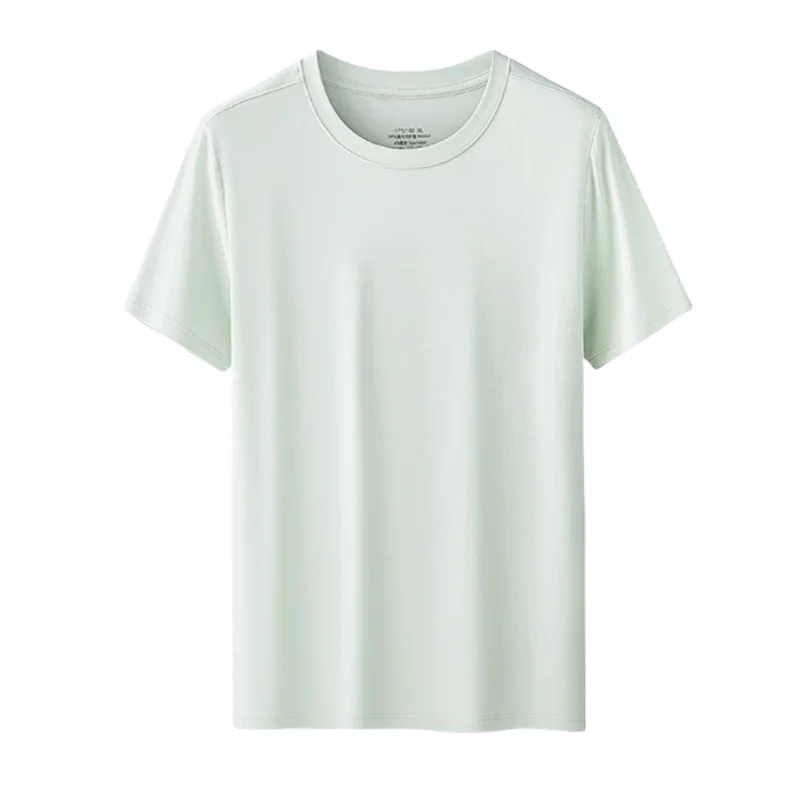 Tshirt Spandex para Hombres Cuello Crew