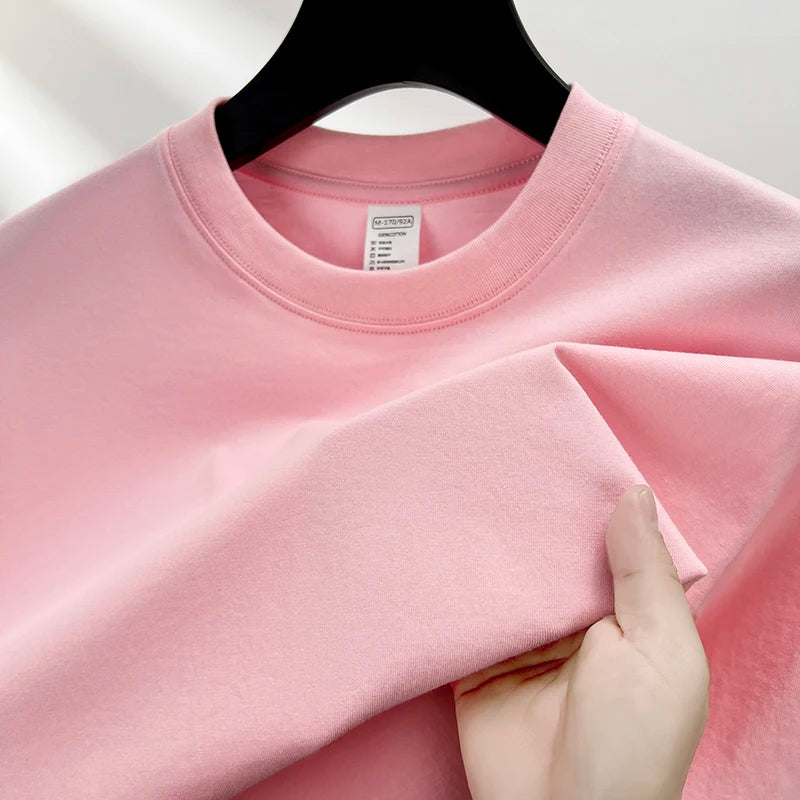 T-Shirt 100% Algodón Cuello Redondo