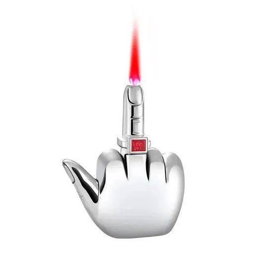 Encendedor Dedo Medio con Voz – Jet, rellenable ¡Todo Chido!