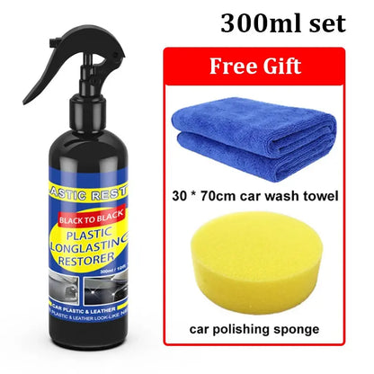 Restaurador de Plástico para Auto – Brillo Negro y Reparación de Interior - ¡Todo Chido!