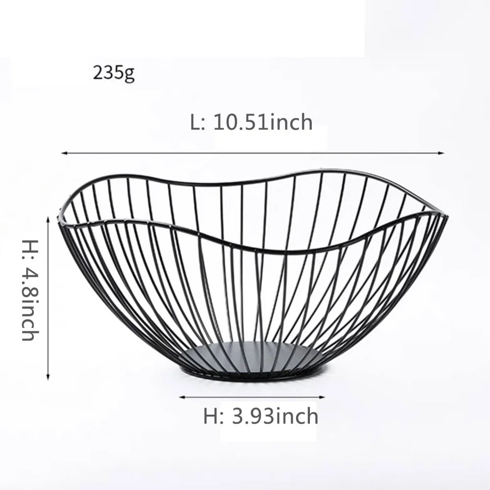 Canasta Metálica Multiusos para Frutas y Pan