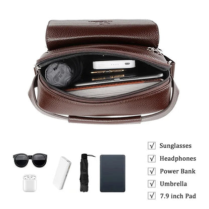 Mochila de Hombre de Piel Elegante y Comoda