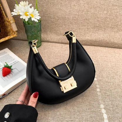 Bolso de Hombro Mujer Color Sólido