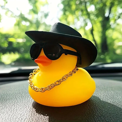 Patito Amarillo con Sombrero – Adorno para Auto